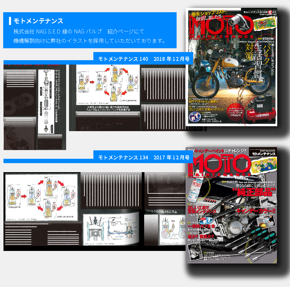 motomaintenanceにイラスト採用されました。